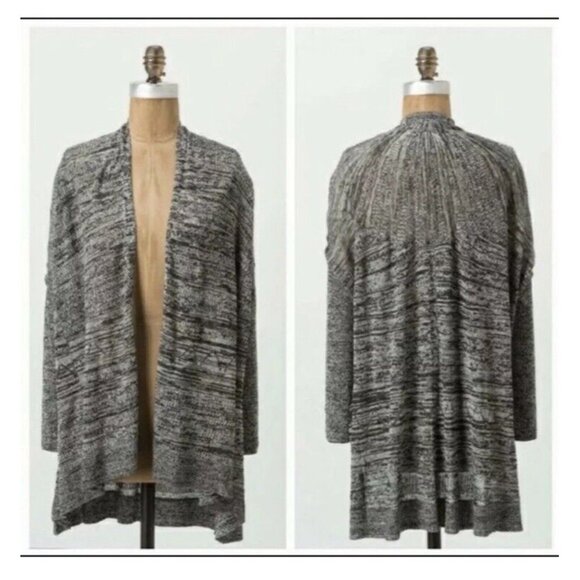 Anthropologie Sparrow Cardigan Medium Open Knit Boho Bonfire Linen - Picture 1 of 10